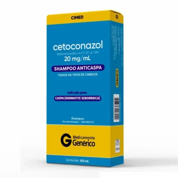 Shampoo Cetoconazol 20mg/ml 100ml Cimed